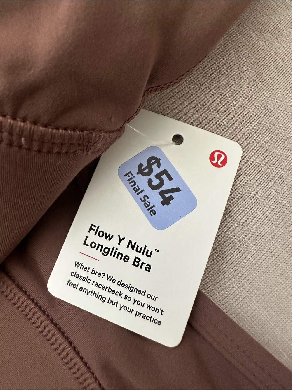 🍋LULULEMON FLOW Y NULU LONGLINE BRA 🍋NWT🔥 - Picture 3 of 4